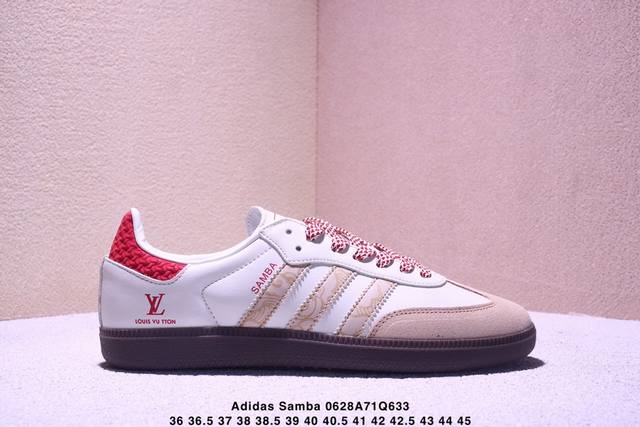 Corporate-level Adidas Originals Samba Og 'Diy' Samba series-Lv joint summer fa