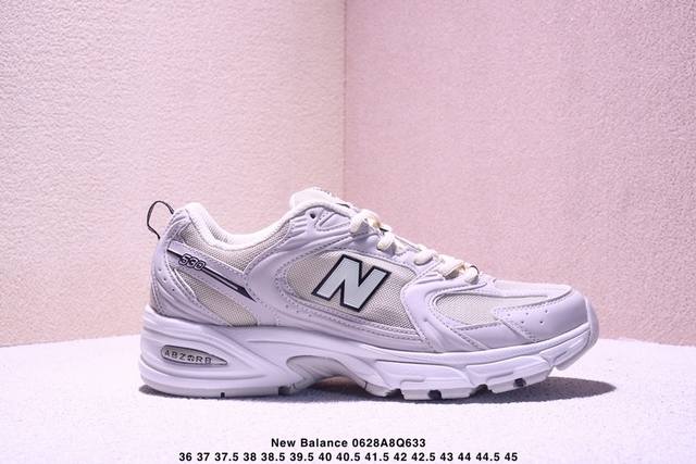 New Balance Mr530, mesh splicing design with a sense of breathing, light gray ma
