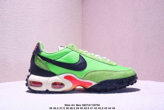 Nike Air Max Waffle Sp"Black And Anthracite" Air Cushion Waffle Hybrid Series L