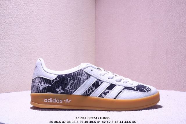 Adidas Dexun Shoes "Lv Joint-Black and Gray Denim" high-end customized factory p