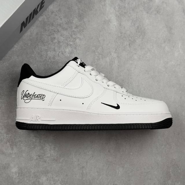 Local core private Undefeated x Nike Air Force 1'07 Low white and black Air Forc