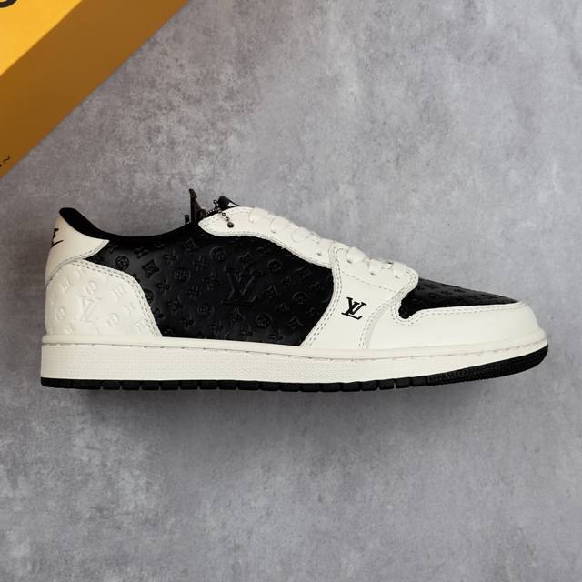 Local core private Air Jordan 1 Low X Lv joint low-top casual shoes Pure origina