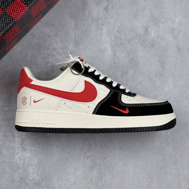 Local core private Nike Air Force 1'07 Low Black and Red Hook Air Force One Low-