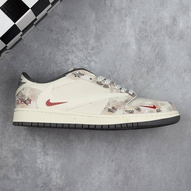 Local Core Private Gucci X Travis Scott X Air Jordan 1 Lst Gucci X Aj1 Low Top L