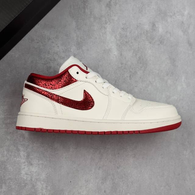 Local Core Private Air Jordan 1 Low Reverse Panda Low-top White and Red Aj1 Jor
