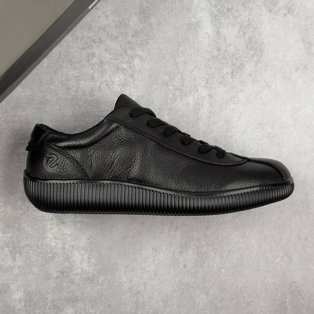 Local core private Ecco 2025 summer hit men's casual versatile grid plus leather