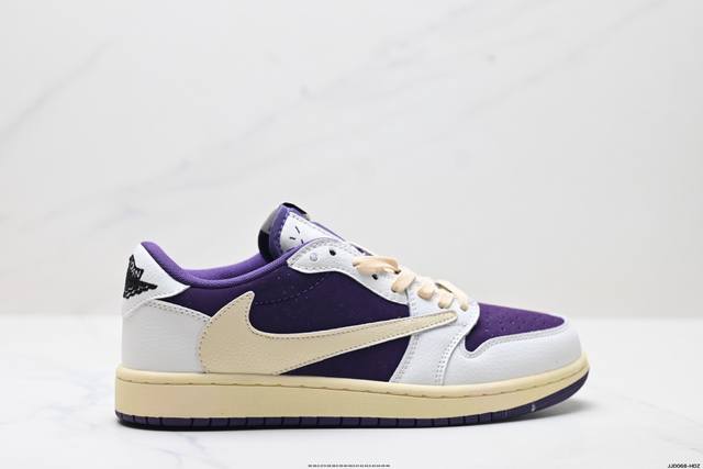 Genuine Nike Air Jordan 1 X Travis Scott Aj1 inverted hook Joe 1 inverted hook