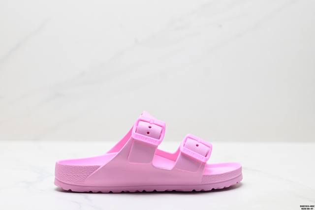 Birkenstock half-slipper sandal series Chrome Heart double buckle metal buckle