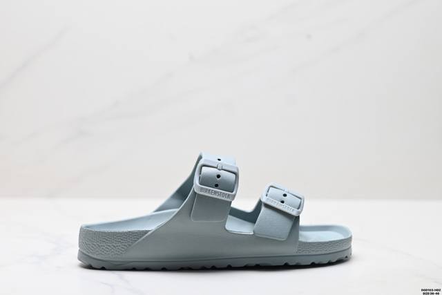 Birkenstock half-slipper sandal series Chrome Heart double buckle metal buckle