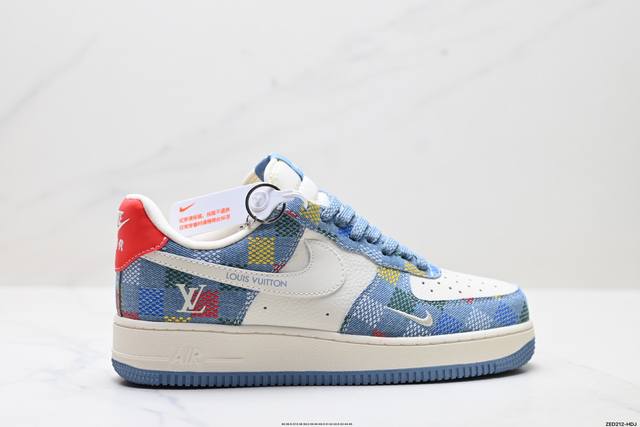 Company-level Nike Air Force 1'07 Lv8 Original last and original cardboard to c