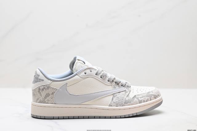 Corporate Nike Air Jordan 1 X Travis Scott Aj1 Inverted Hook Joe One Inverted H
