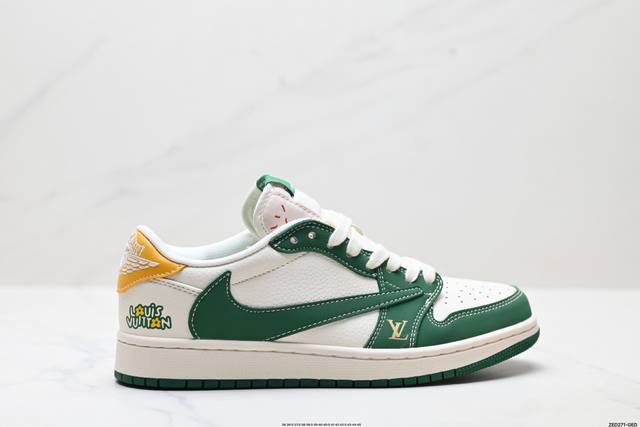 Corporate Nike Air Jordan 1 X Travis Scott Aj1 Inverted Hook Joe One Inverted H
