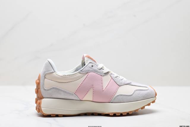 Genuine New Balance 327 series retro leisure sports jogging shoes with a more p