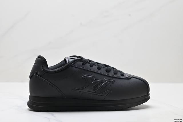 Corporate Louis Vuitton X Nigo Joint Model Buttersoft Fw25 Round Toe Lace-up Lo
