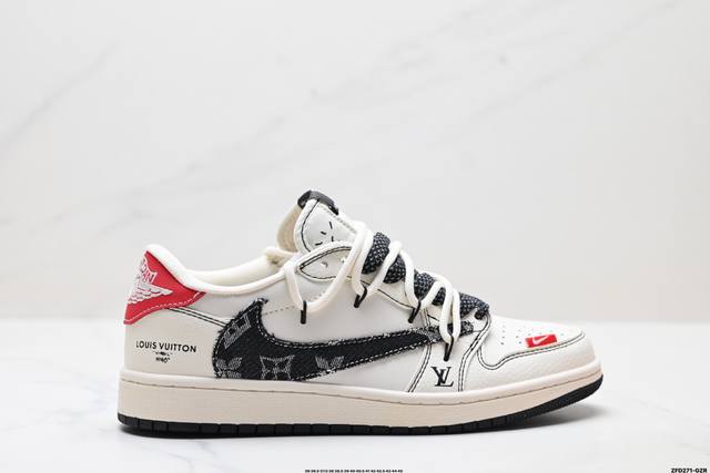 Corporate Nike Air Jordan 1 X Travis Scott Aj1 Inverted Hook Joe One Inverted H
