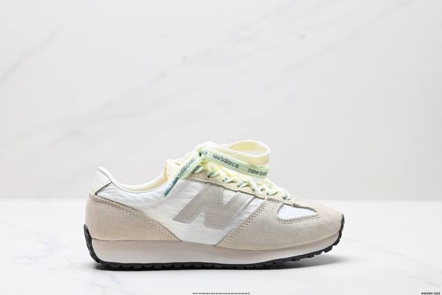 Company-level New Balance Nb 471 series fabric cow split leather retro fashion