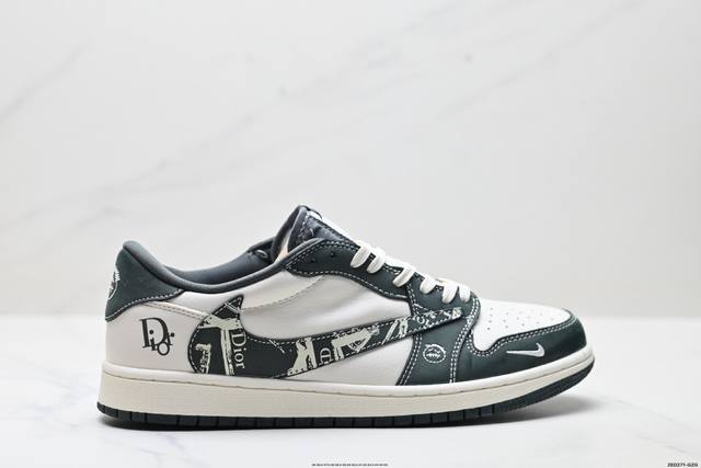 Corporate Nike Air Jordan 1 X Travis Scott Aj1 Inverted Hook Joe One Inverted H