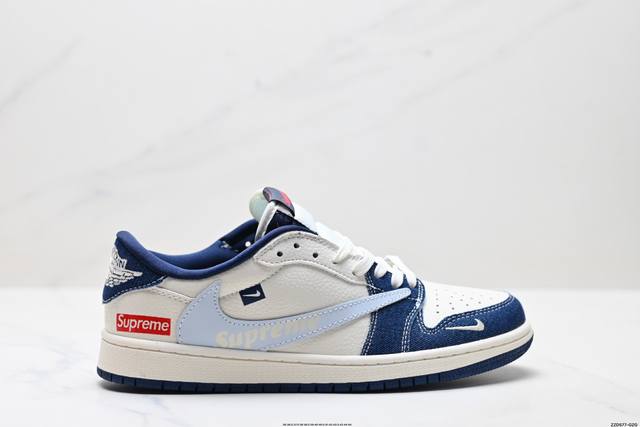 Corporate Nike Air Jordan 1 X Travis Scott Aj1 Inverted Hook Joe One Inverted H