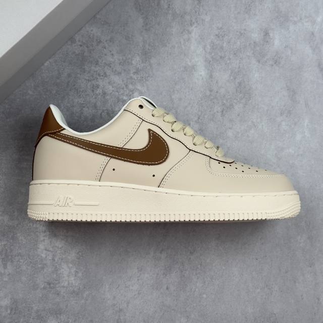 Local core private company-level Nike Air Force 1 '07 Low Beige Air Force One l