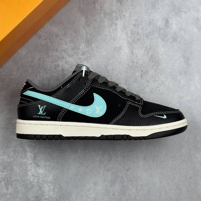 Local core private Nike Sb Dunk Low "Lv joint Tiffany Blue Hook" anniversary hig