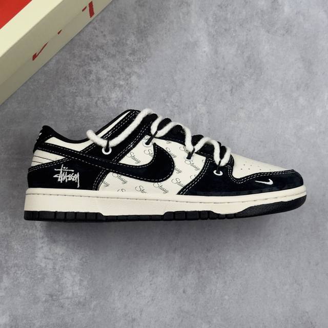 Local Core Private Stussy X Nk Dunk Low Stussy-Strap Beige Black Hook Sb Low-top