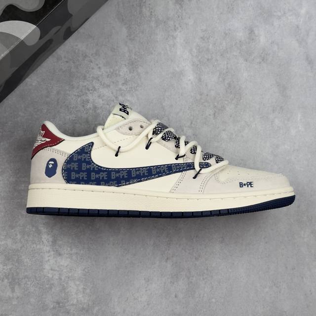 Local core private Travis Scott X Fragment Design X Air Jordan 1 Low Og Sp Aj1 Q