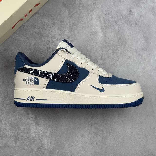 Local core private Nike Air Force 1 Low The North Face co-branded spray-painted