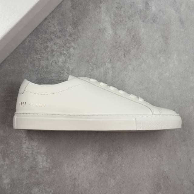 Local core private Common Projects Flat head white shoes Classic white shoes In