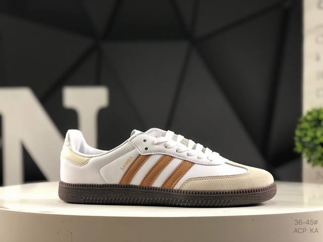 Adidas Samba Og Samba Dexun sneakers 3D Samba gold-stamped Logo Different from