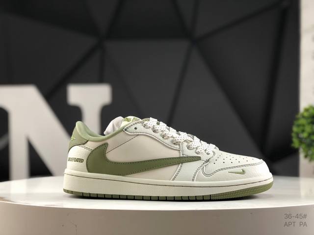 Nike Travis Scott X Fragment Design X Air Jordan 1 Low Og Sp Aj1 Joe 1 Low-top C
