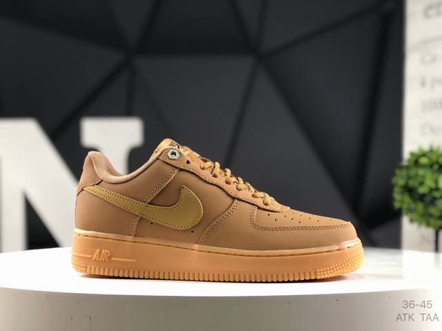 Nike Air Force 1 Low'07 Air Force One low-top casual sneakers customized leathe