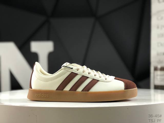 real label with half size Adidas Ad Neo Vl Court Cla Ssic retro lightweight cas