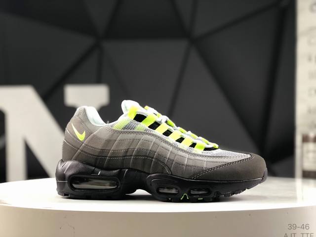 Nike Nk Air Max 95 Retro Shock-absorbing Air Cushion Running Shoes Classic Revi