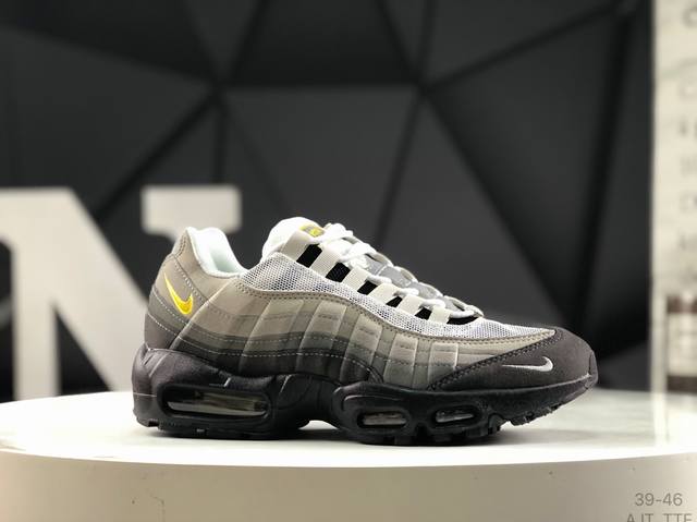 Nike Nk Air Max 95 Retro Shock-absorbing Air Cushion Running Shoes Fd9775-001 C