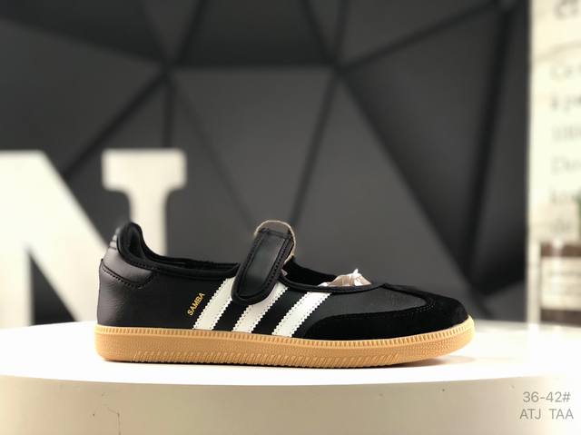 Adidas Samba Jane Samba Mary Jane low-top casual shoes Item number: Jq6445 Size