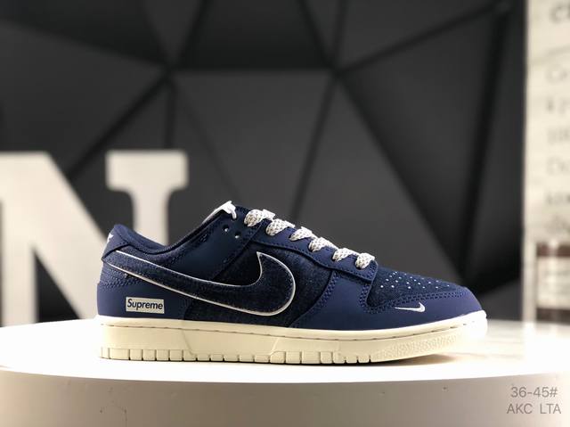 Overseas hit limited sale! High-end custom Nike Sb Dunk Low "Supreme joint ---