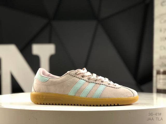Adidas Bermuda Pig Bak leather retro versatile casual sneakers Size: As shown i