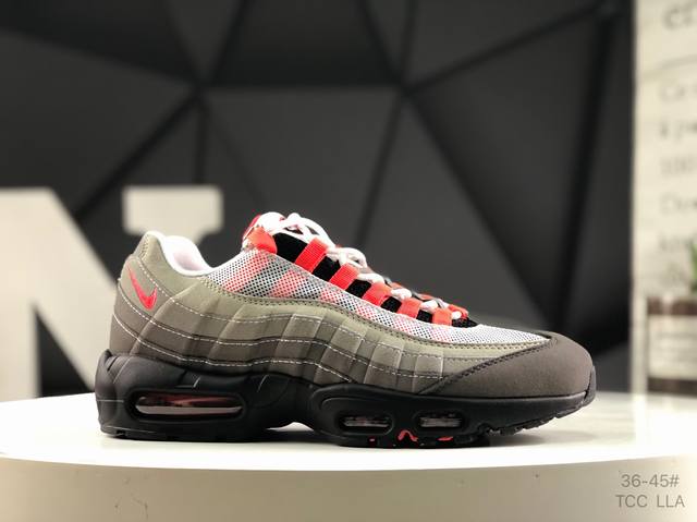 Nike Air Max 95 Og Neon synthetic leather gradient fabric non-slip shock-absorb
