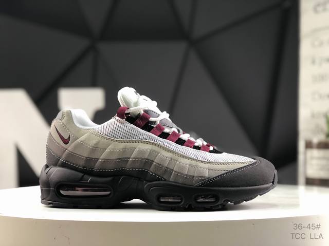 Nike Air Max 95 Og Neon synthetic leather gradient fabric non-slip shock-absorb