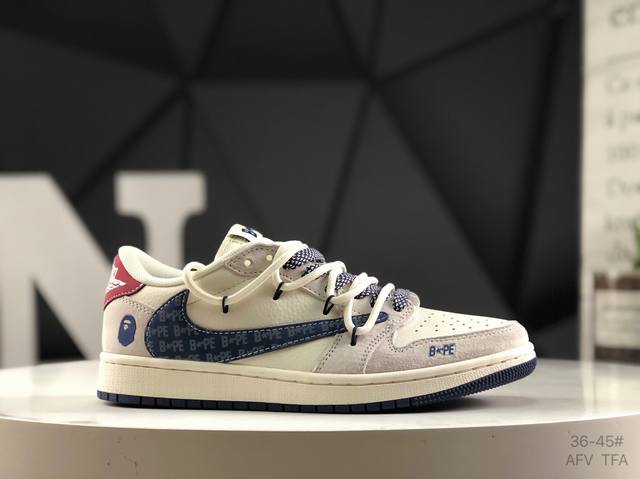 Headband half size Nike Travis Scott X Fragment Design X Air Jordan 1 Low Og Sp