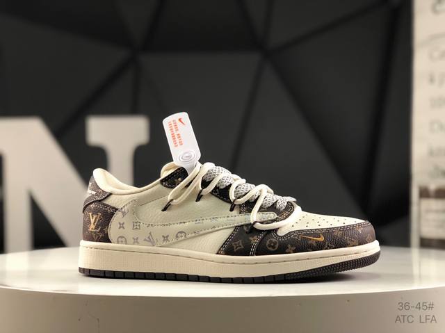 Company-level with half-size Nike Air Jordan 1 Low Aj1 Joe 1 joint hook straps