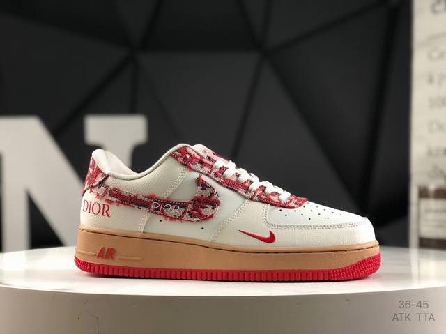 real label with half size Nike Air Force 1Low Shadow lightweight non-slip low-t