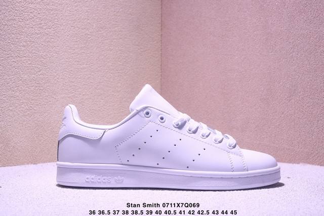 Adidas Ad Originals Stan Smith Smith all black retro fashion comfortable sports
