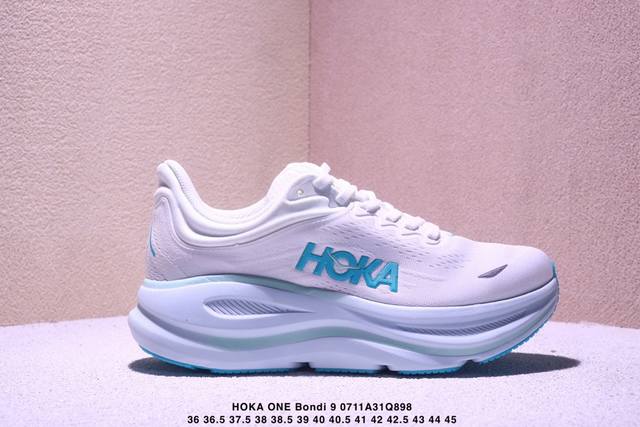 Corporate-level Hoka One One Bondi 9 Retro Comfortable Non-slip Wear-resistant