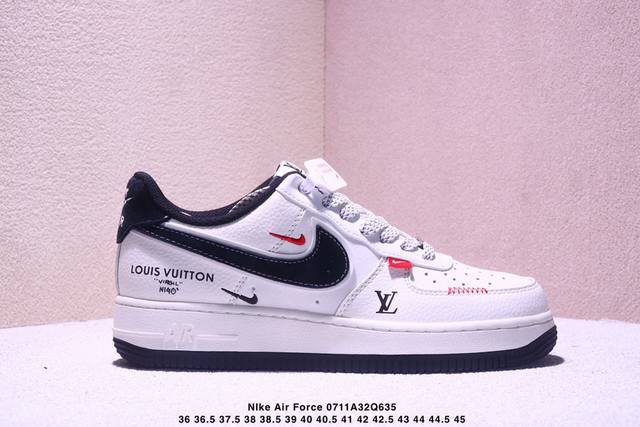 Limited sale overseas! Corporate-level Nike Air Force 1 '07 Low "Lv joint beige