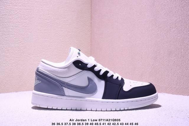 Jordan Air Jordan 1 Low Aj1 low-top series basketball shoes official synchroniz