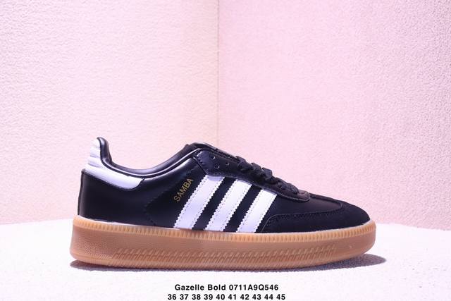 Adidas Adidas Originals Gazelle Bold Retro single product clover thick sole cas