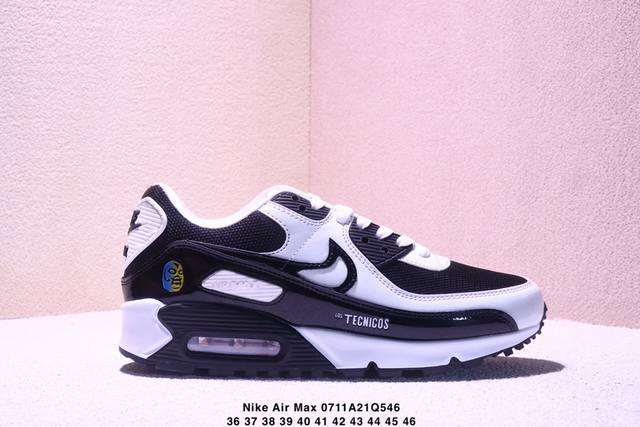 Nike Air Max 90 Retro Air Cushion All-match Casual Sports Jogging Shoes Size: 3