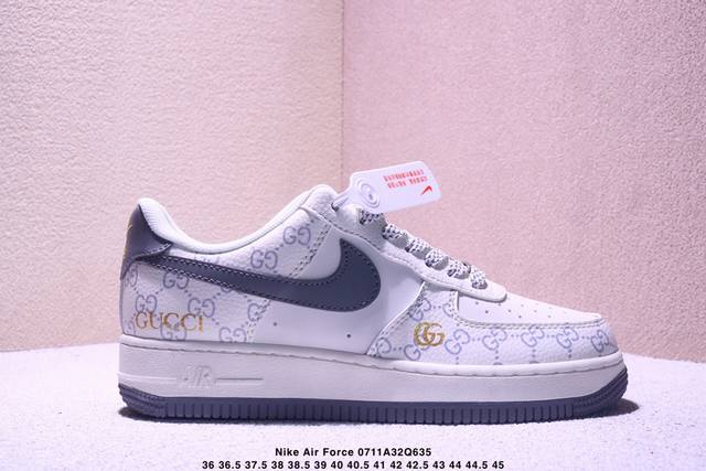 Limited sale overseas! Corporate-level Nike Air Force 1 '07 Low "Gucci co-brand