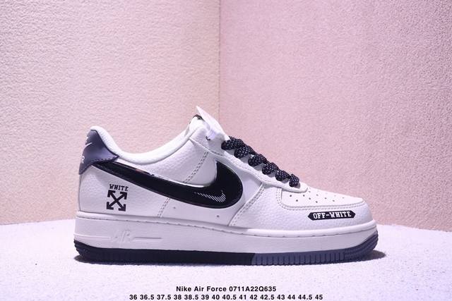 Limited sale overseas! Corporate-level Nike Air Force 1 '07 Low "Off-White join